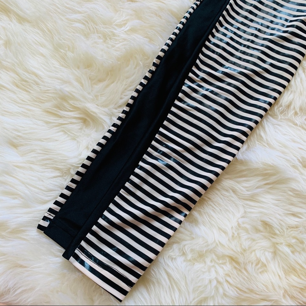 American Apparel Striped Leggings